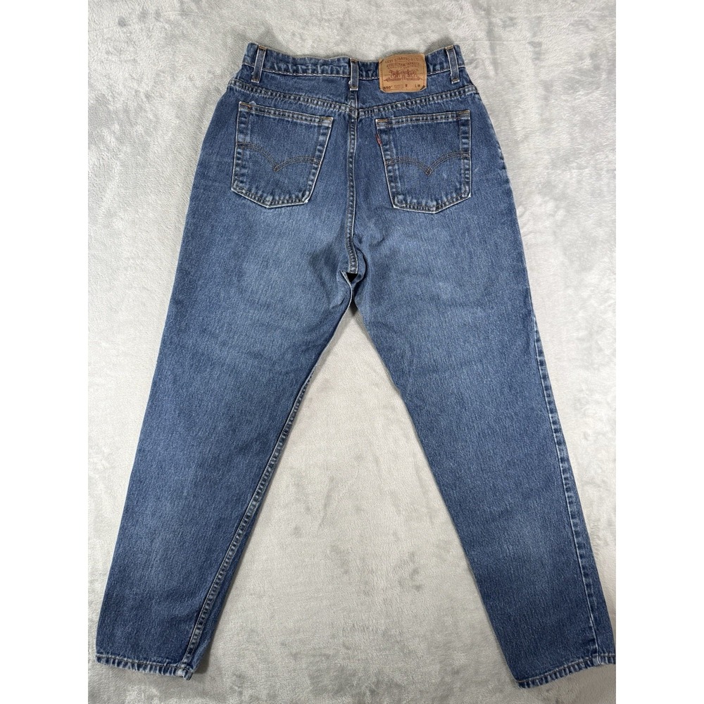 Levis 550 Jeans Women's 14 Reg Relaxed Fit Tapered Leg Vintage 90's Made In USA - Picture 11 of 14